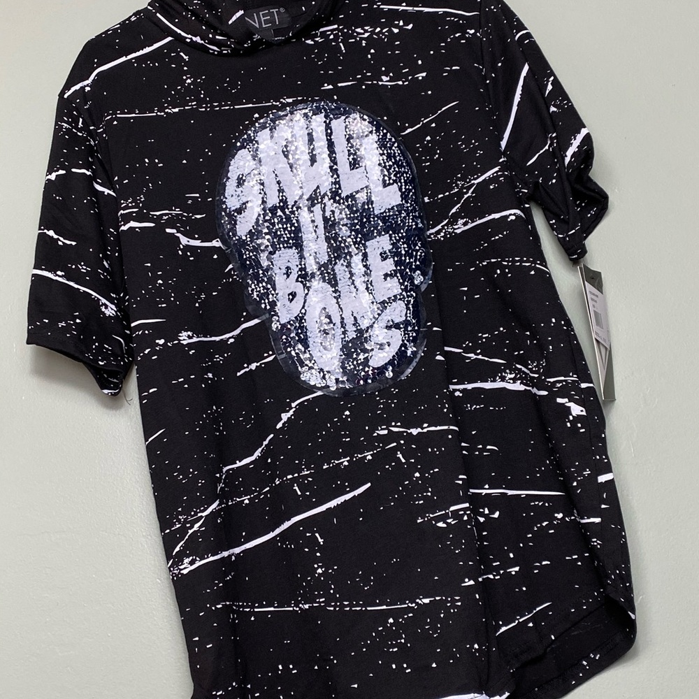 NWT SKULL N BONES HOODIE - Picture 3 of 9